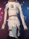 Pokemon Gijinka Leafeon Jolteon Fluffy Jumpsuit Bunny Suit Cosplay Costume