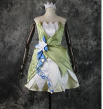 The Princess and the Frog Disney Princess Tiana Dance Dress Cosplay Costume