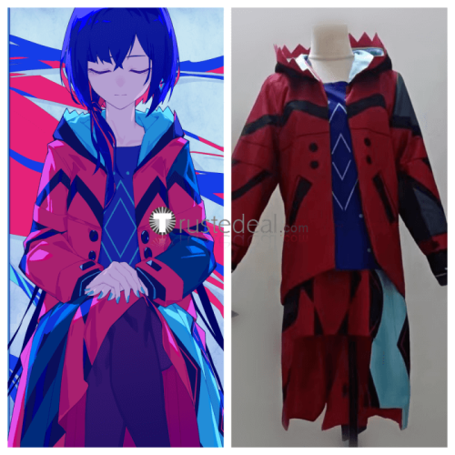 Vtuber Virtual Youtuber Kamitsubaki KAF KAFU RIM Rime Nightwings Red Cosplay Costume