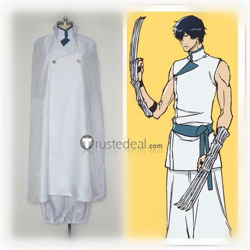 Bleach Quincy Cang Du White Cosplay Costume