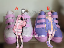 Link Click Li Tianchen Li Tianxi Pink Purple Cosplay Shoes Boots