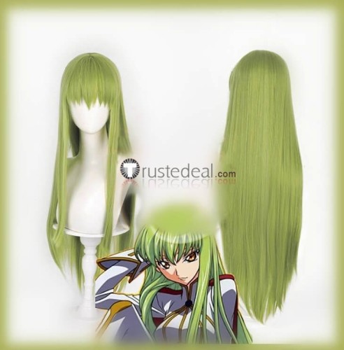 Code Geass C.C. Long Green Cosplay Wig
