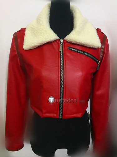 Kara no Kyoukai The Garden of Sinners Shiki Ryougi Red Jacket Cosplay Costume