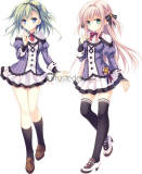 Otome Domain Saionji Kazari Kifune Yuzu Ogaki Hinata Minami Miyu Purple Uniform Cosplay Costume
