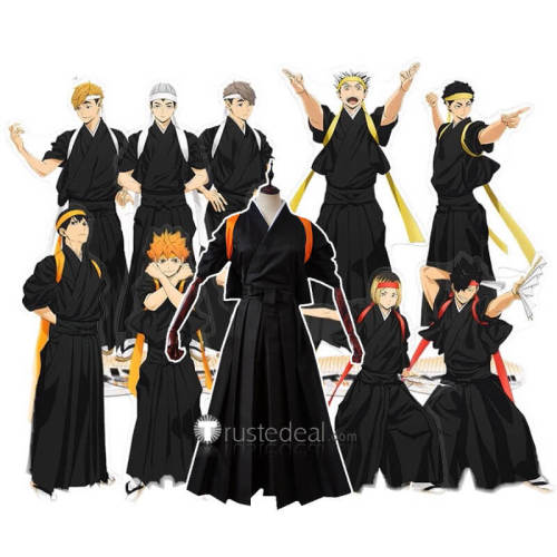 Haikyuu Shoyo Hinata Tobio Kageyama Cheer Hakama Cosplay Costume