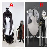 Library Of Ruina Xiao Yan Silver Black Styled Cosplay Wig