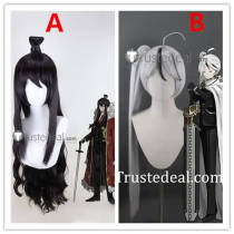 Library Of Ruina Xiao Yan Silver Black Styled Cosplay Wig