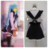Vocaloid Fashion Subculture Hatsune Miku Black White Cosplay Costume