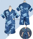 Pokemon Scarlet and Violet The Teal Mask DLC Juliana Aoi Florian Haruto Green White Jinbei Kimono Cosplay Costume