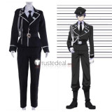 Sweet Punishment Aki Myojin Black Chief Prison Guard Uniform Cosplay Costume