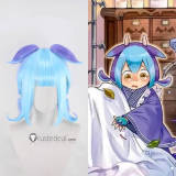 YuGiOh Laundry Dragonmaid House Dragonmaid Black Blue Purple Styled Cosplay Wig