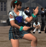 Tekken Ling Xiaoyu School Uniform Cosplay Costume