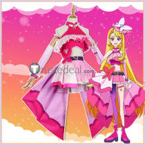 Hirogaru Sky Pretty Cure Precure Ageha Hijiri Cure Butterfly Pink Cosplay Costume Custom Size