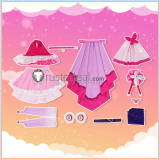 Hirogaru Sky Pretty Cure Precure Ageha Hijiri Cure Butterfly Pink Cosplay Costume Custom Size
