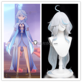 Genshin Impact Fontaine God of Justice Focalors White Cosplay Costume