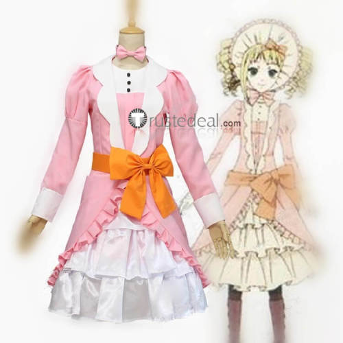 Black Butler Kuroshitsuji Elizabeth Middleford Pink White Cosplay Costume