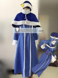 Fairy Tail Juvia Lockser Blue White Cosplay Costume