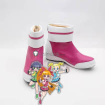 The Powerpuff Girls Z Bubbles Blossom Buttercup Pink Blue Green Cosplay Shoes Boots