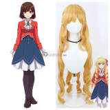 Watashi no Oshi wa Akuyaku Reijou Claire Francois Rae Taylor Brown Blonde Cosplay Wig