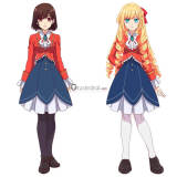 Watashi no Oshi wa Akuyaku Reijou Claire Francois Rae Taylor Brown Blonde Cosplay Wig