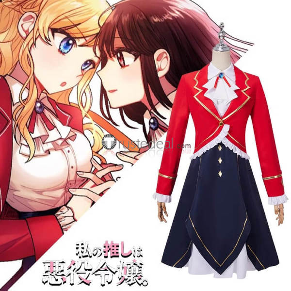 I'm in Love with the Villainess Claire Francois Rae Taylor Red Cosplay Costume