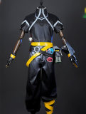 League of Legends LOL Heartsteel Ezreal Black Cosplay Costume 2