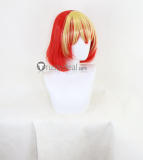 Pokemon Flareon Red and Blonde Cosplay Wig