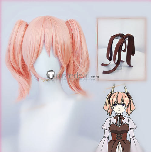 Sousou no Frieren Frieren Beyond Journey's End Demon Aura Lugner Linie Heiter Green Pink Blonde Cosplay Wig