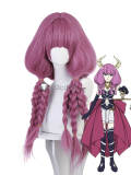 Sousou no Frieren Frieren Beyond Journey's End Demon Aura Lugner Linie Heiter Green Pink Blonde Cosplay Wig