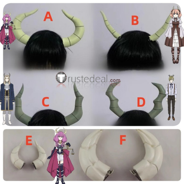 Sousou no Frieren Frieren Beyond Journey's End Demon Aura Lugner Linie Draht Cosplay Horns Props