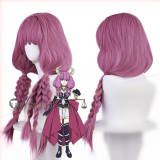 Sousou no Frieren Frieren Beyond Journey's End Demon Aura Lugner Linie Heiter Green Pink Blonde Cosplay Wig