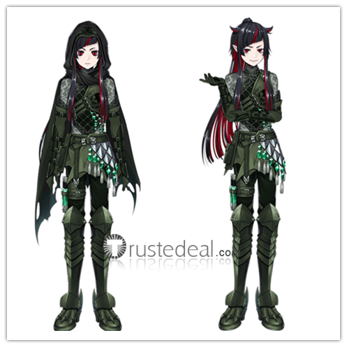 Commission Disney Twisted-Wonderland Lilia Vanrouge Right General's Armor Cosplay Shoes Boots
