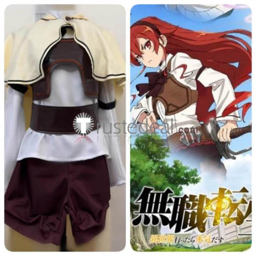 Mushoku Tensei Jobless Reincarnation Isekai Ittara Honki Dasu Eris Boreas Greyrat Cosplay Costume