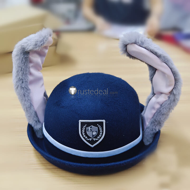 Zootopia Nick Wilde and Judy Hopps Police Officer Cosplay Hat