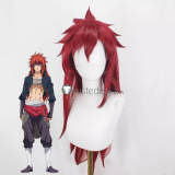 Tensei Shitara Slime Datta Ken Benimaru Flare Lord Diablo Guy Crimson Red Black Styled Cosplay Wig
