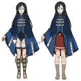 Mushoku Tensei Jobless Reincarnation Isekai Ittara Honki Dasu Nanahoshi Shizuka Blue Cosplay Costume