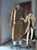 Bungou Stray Dogs Osamu Dazai Brown Coat Cosplay Costume 2