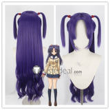 Clannad Nagisa Furukawa Fuko Ibuki Kotomi Ichinose Brown Purple Styled Cosplay Wig