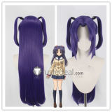 Clannad Nagisa Furukawa Fuko Ibuki Kotomi Ichinose Brown Purple Styled Cosplay Wig