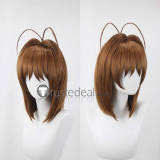 Clannad Nagisa Furukawa Fuko Ibuki Kotomi Ichinose Brown Purple Styled Cosplay Wig