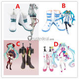 Vocaloid Snow Miku Wonderland Hatsune Miku Yanhe Cosplay Boots Shoes