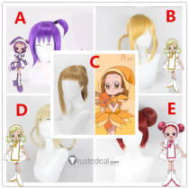 Ojamajo Doremi Dokkan Momoko Doremi Onpu Segawa Hazuki Blonde Brown Red Purple Styled Cosplay Wig