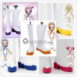 Ojamajo Doremi Magical DoReMi Patissiere Momoko Onpu Doremi Hazuki Aiko Blue Pink Purple Yellow Cosplay Shoes Boots