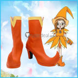 Ojamajo Doremi Magical DoReMi Ojamajo Makihatayama Hana Momoko Doremi Onpu Hazuki Aiko Blue Pink Purple Yellow Cosplay Shoes Boots
