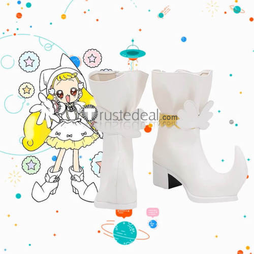 Ojamajo Doremi Magical DoReMi Ojamajo Makihatayama Hana Momoko Doremi Onpu Hazuki Aiko Blue Pink Purple Yellow Cosplay Shoes Boots