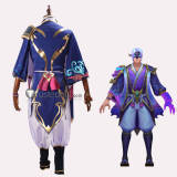 League of Legends LOL Prestige Spirit Blossom Master Yi Aphelios Sett Cosplay Costume