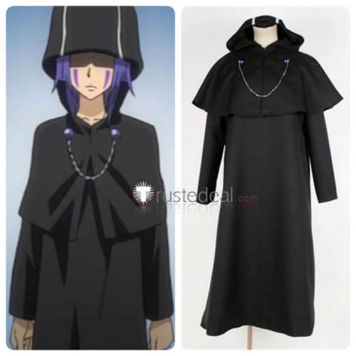 Hitman Reborn Viper Esper Mammon Rokudou Mukuro Black Kimono Cosplay Costume