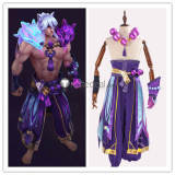 League of Legends LOL Prestige Spirit Blossom Master Yi Aphelios Sett Cosplay Costume