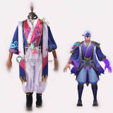 League of Legends LOL Prestige Spirit Blossom Master Yi Aphelios Sett Cosplay Costume