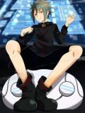 Guilty Crown Kido Kenji Black Coat Cosplay Costume
